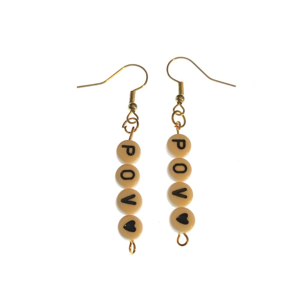pov ~ ariana grande handmade earrings